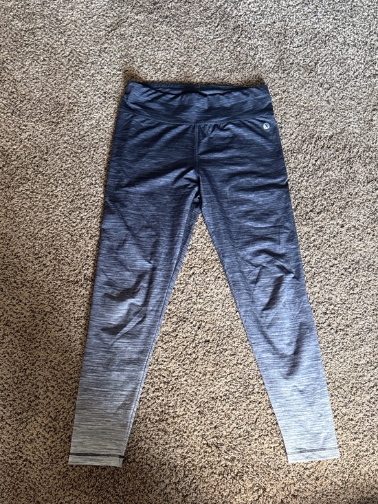 xerox Girls' Ombre black to Light Gray to white Leggings